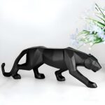 Geometric jaguar black